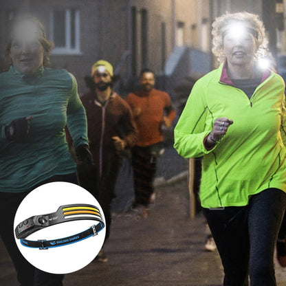 Rechargeable USB Headlamp With Wide Beam And Spotlight 6 Light Modes - Image 10