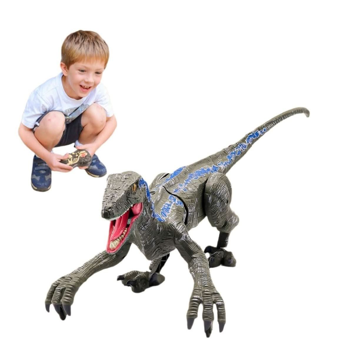 Remote Control Dinosaur Toy With Lights And Sounds Interactive Walking T-Rex For Kids - Image 3