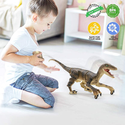 Remote Control Dinosaur Toy With Lights And Sounds Interactive Walking T-Rex For Kids - Image 7