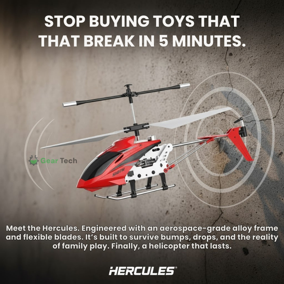 Remote Control Helicopter With Gyro Stabilisation - Image 2