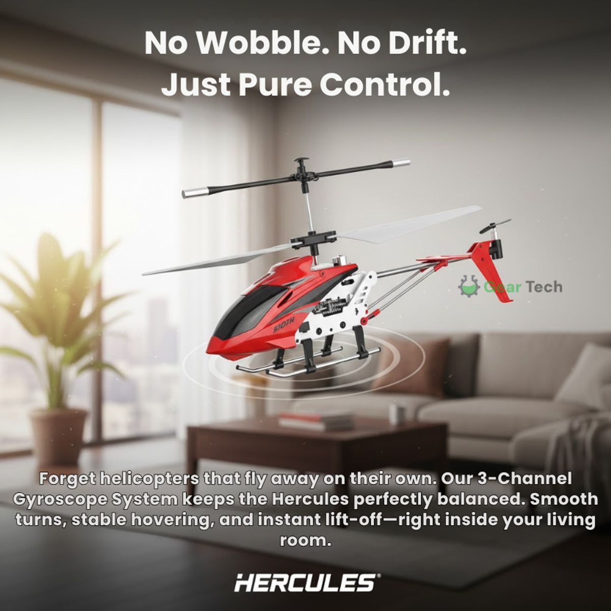 Remote Control Helicopter With Gyro Stabilisation - Image 3