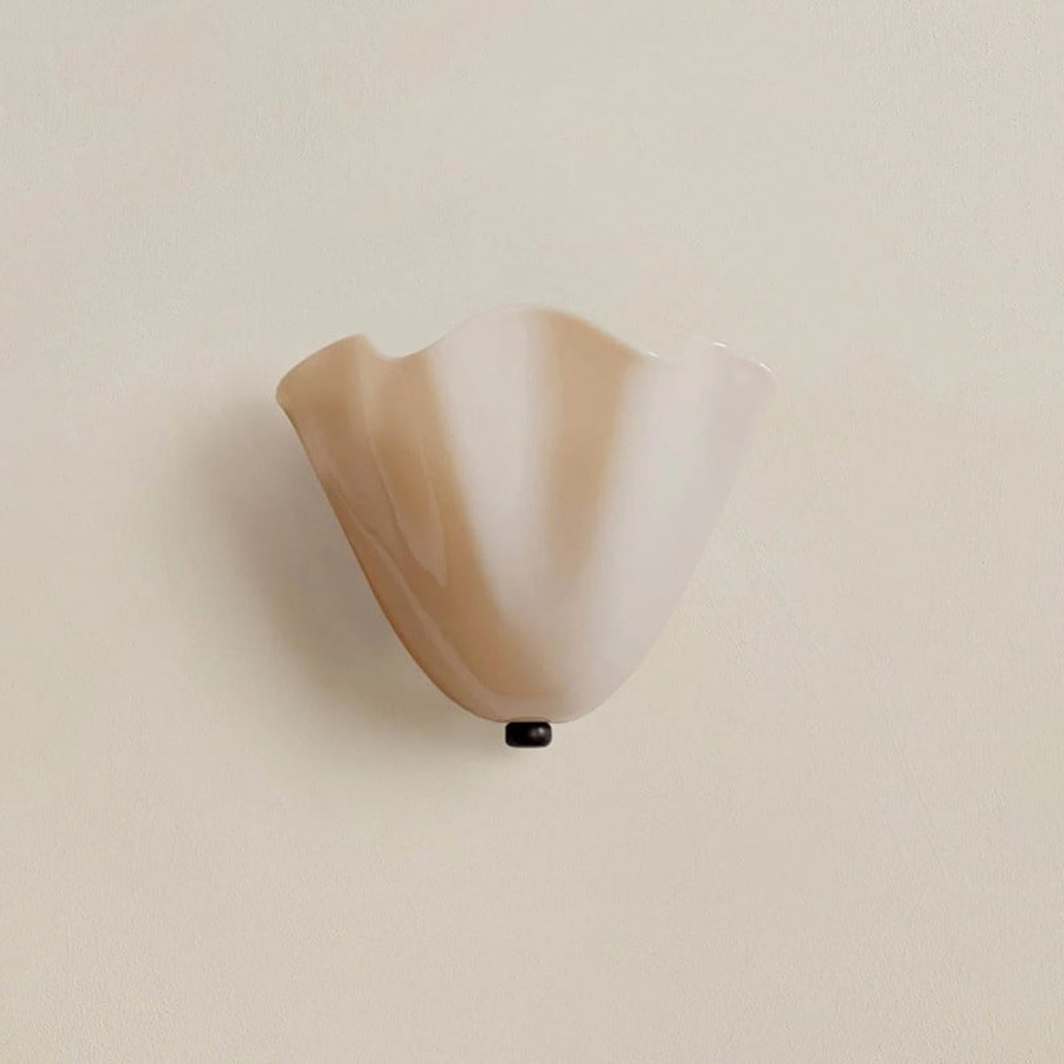 Retro Shell-Shaped Glass Wall Lamp - Image 4