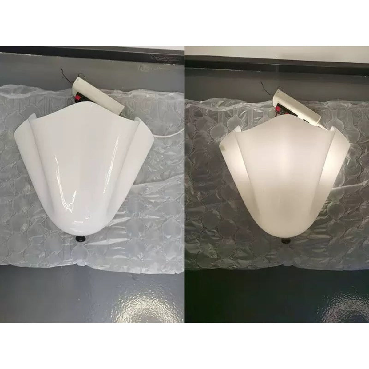 Retro Shell-Shaped Glass Wall Lamp - Image 7