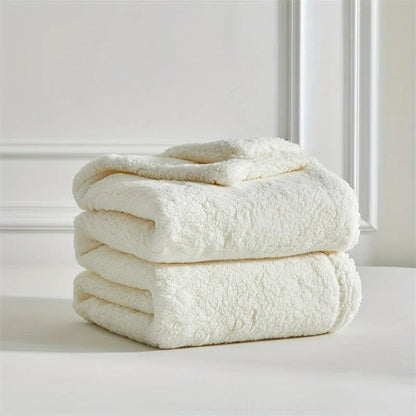 Reversible Ultra-Soft Sherpa Fleece Blanket For Warmth - Image 3