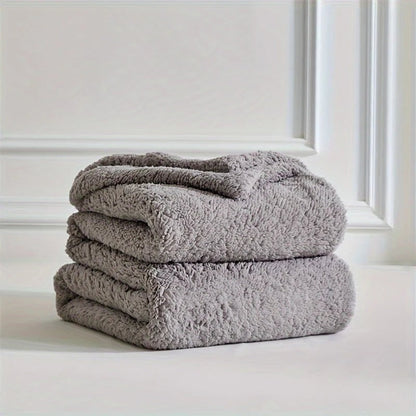 Reversible Ultra-Soft Sherpa Fleece Blanket For Warmth - Image 5