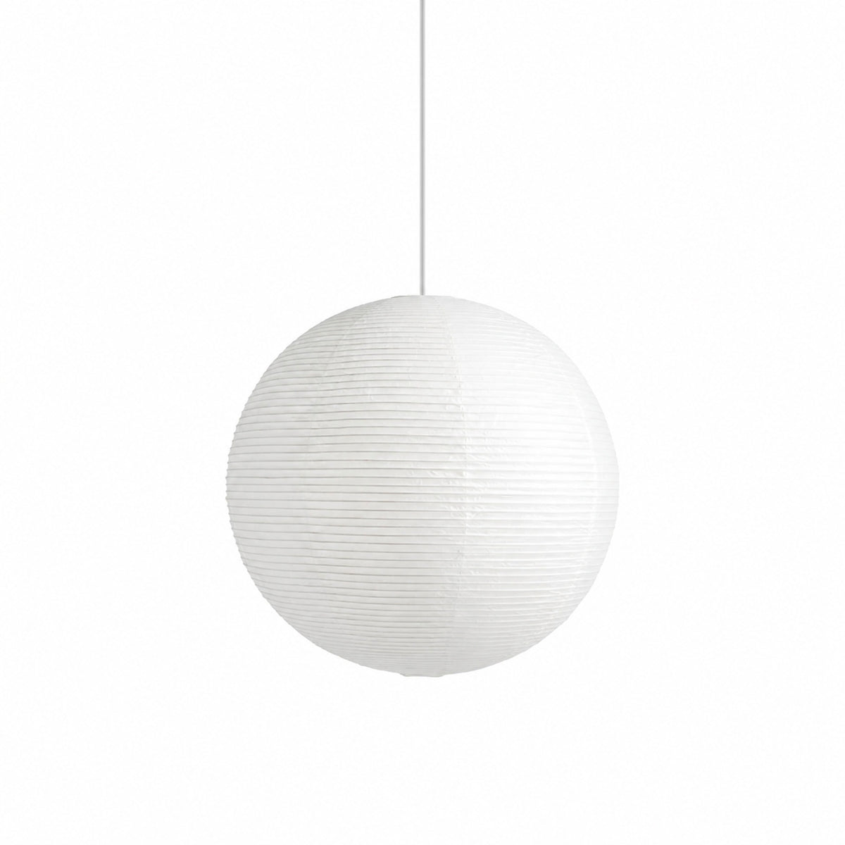 Rice Paper Spherical Pendant Light With Soft Ambient Glow - Image 1