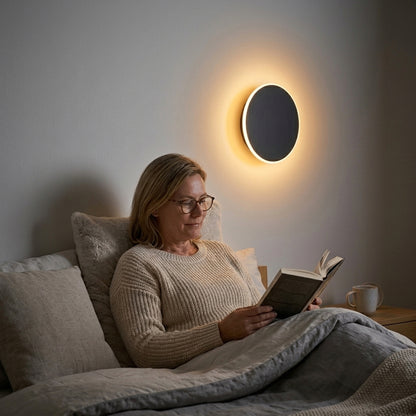 Round Backlit LED Wall Sconce - Image 2
