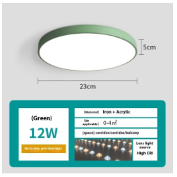Round Ceiling Light With Remote Control For Simple Living Room - Image 32