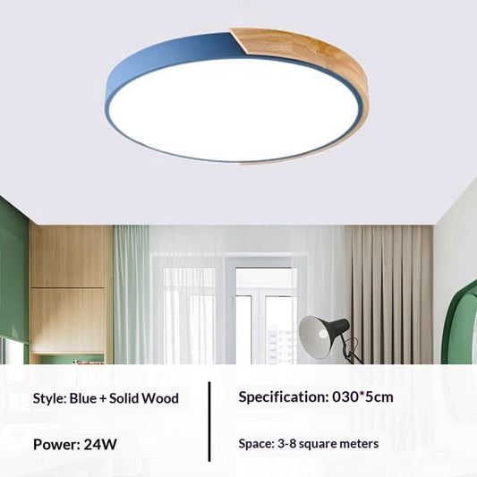 Round Ceiling Light With Remote Control For Simple Living Room - Image 1
