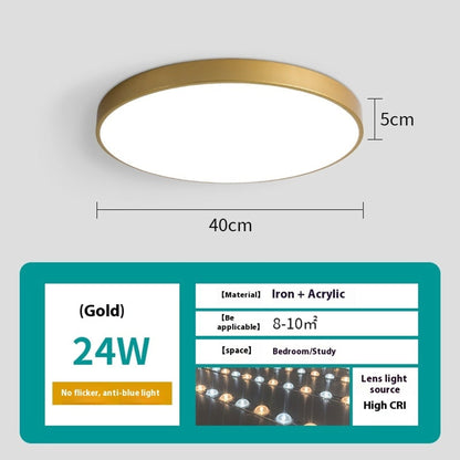 Round Ceiling Light With Remote Control For Simple Living Room - Image 2