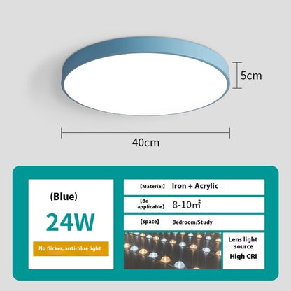 Round Ceiling Light With Remote Control For Simple Living Room - Image 24