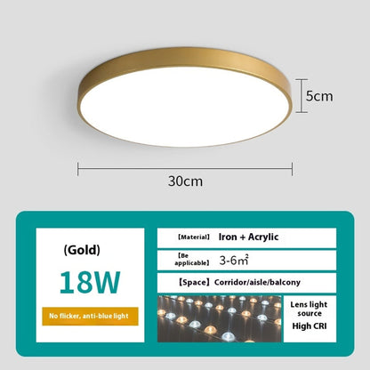 Round Ceiling Light With Remote Control For Simple Living Room - Image 39