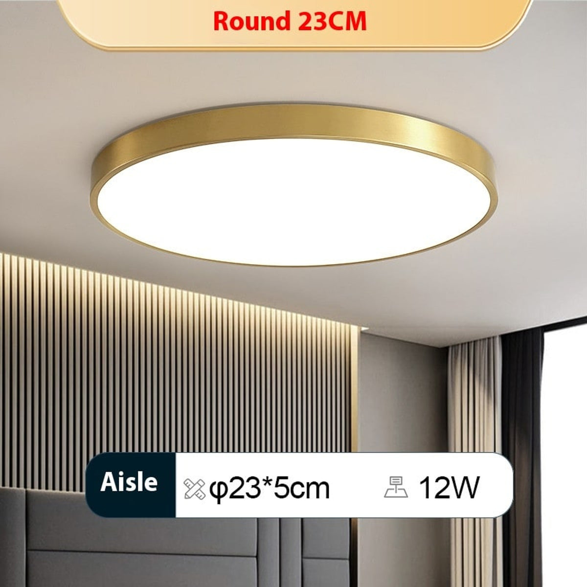 Round Ceiling Light With Remote Control For Simple Living Room - Image 47