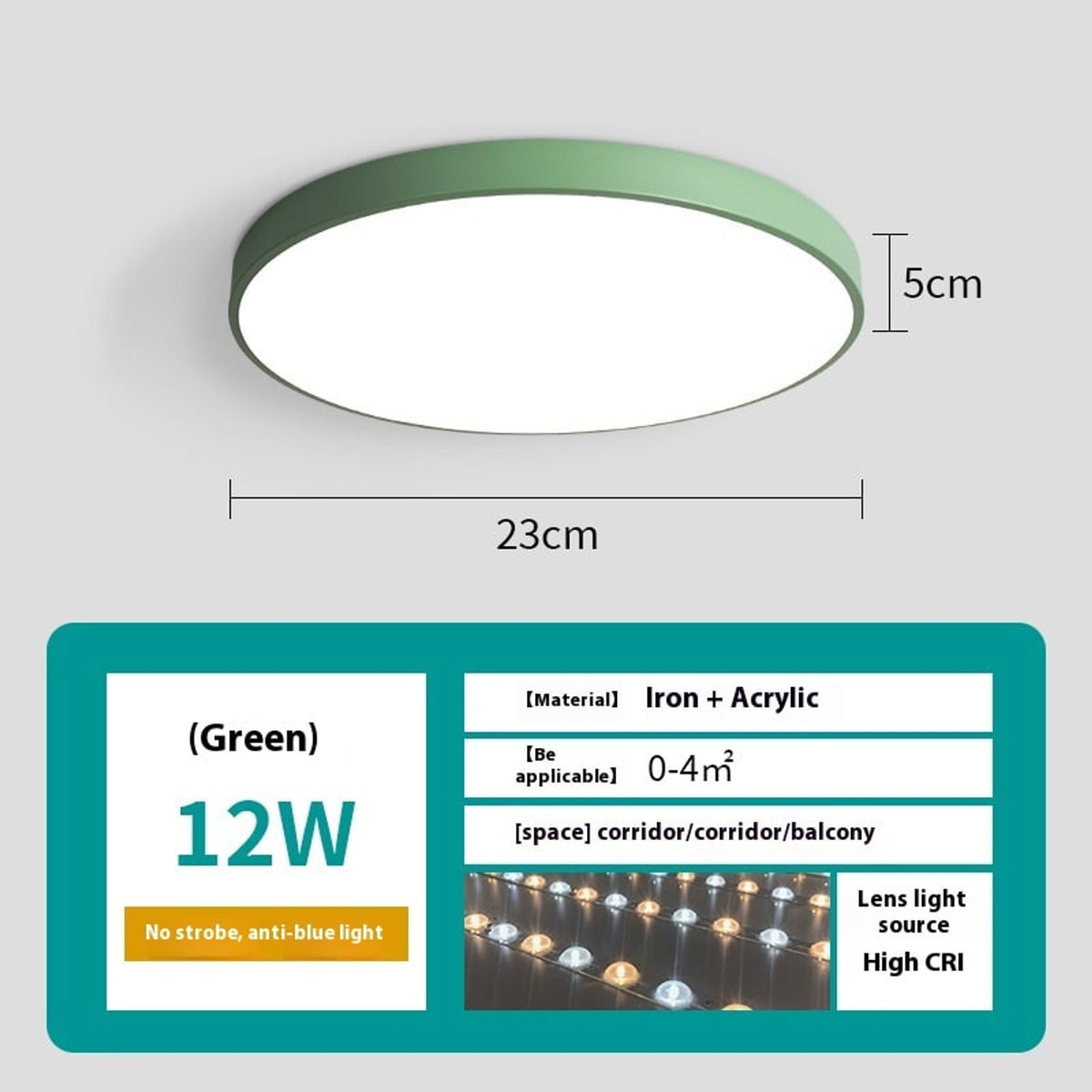 Round Ceiling Light With Remote Control For Simple Living Room - Image 11