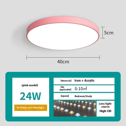 Round Ceiling Light With Remote Control For Simple Living Room - Image 7