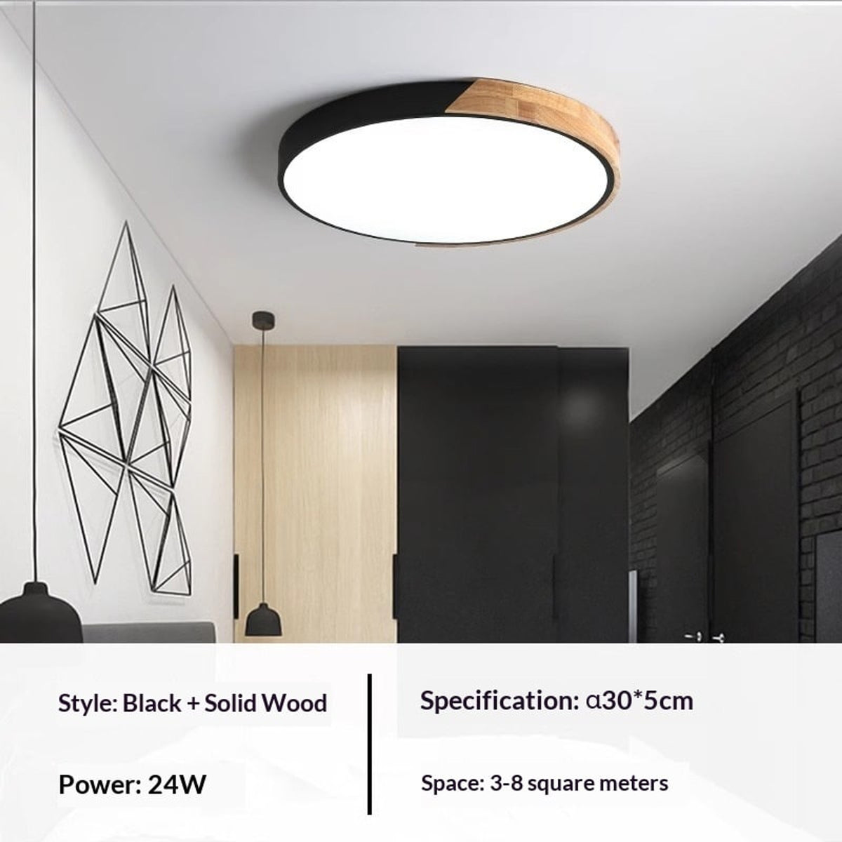 Round Ceiling Light With Remote Control For Simple Living Room - Image 50