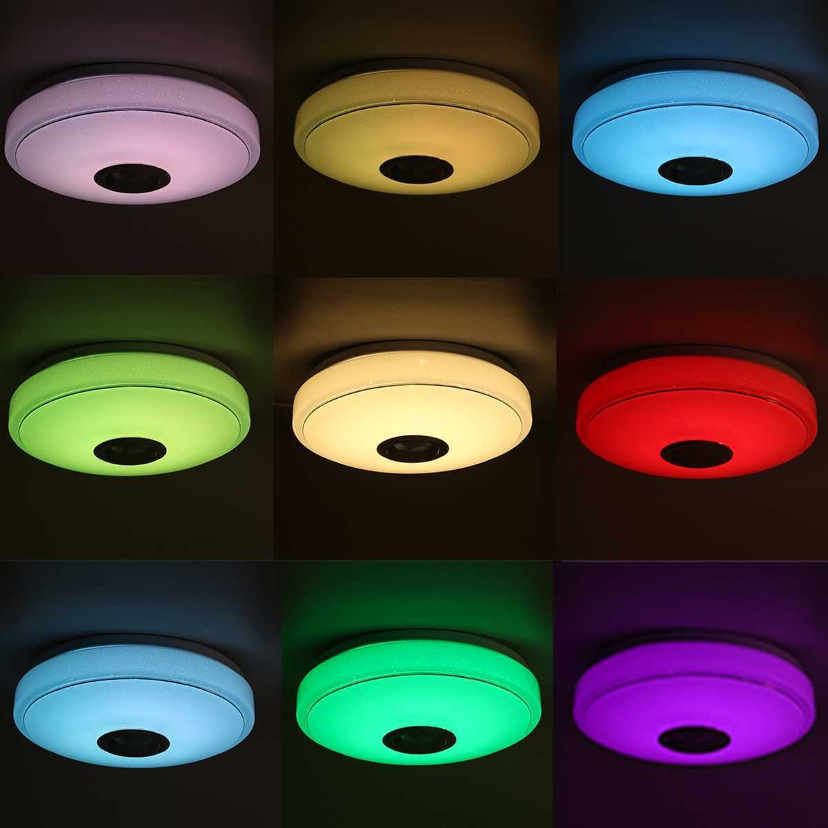 Round Smart Ceiling Light With Alexa And Bluetooth Speaker - Image 5