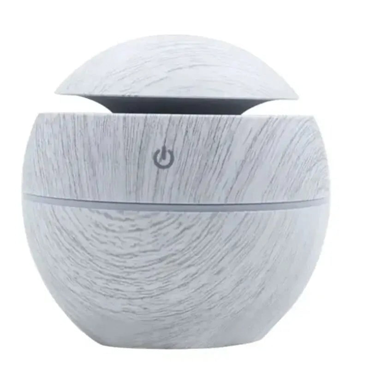 Round Wooden Humidifier With LED Light And USB Power - Image 7