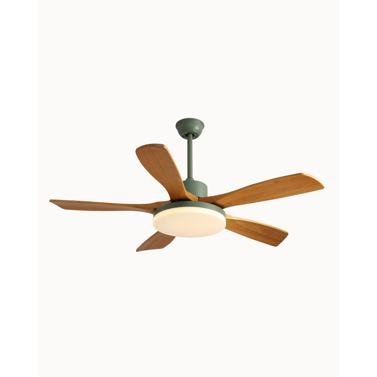 Scandi Reversible Ceiling Fan With Dimmable Integrated Ceiling Light And Remote - Image 1