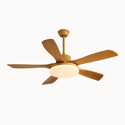 Scandi Reversible Ceiling Fan With Dimmable Integrated Ceiling Light And Remote - Image 11