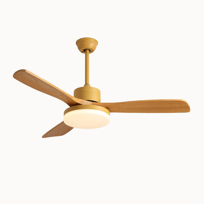 Scandi Reversible Ceiling Fan With Dimmable Integrated Ceiling Light And Remote - Image 3