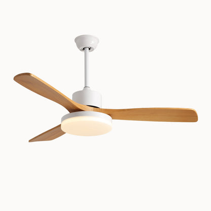 Scandi Reversible Ceiling Fan With Dimmable Integrated Ceiling Light And Remote - Image 5