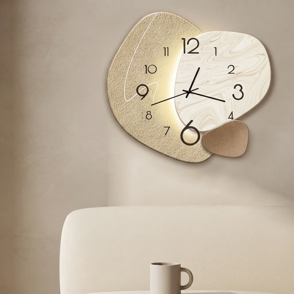 Scandinavian Wall Clock With Silent Movement - Image 1