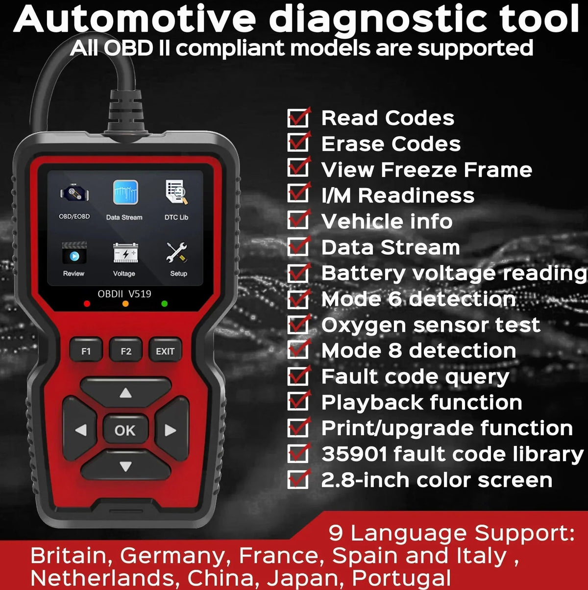 Scanner With Live Data And Freeze Frame Functionality - Image 9