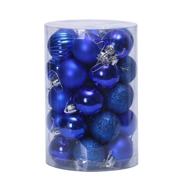 Set Cylindrical Christmas Ball Ornaments - Image 10