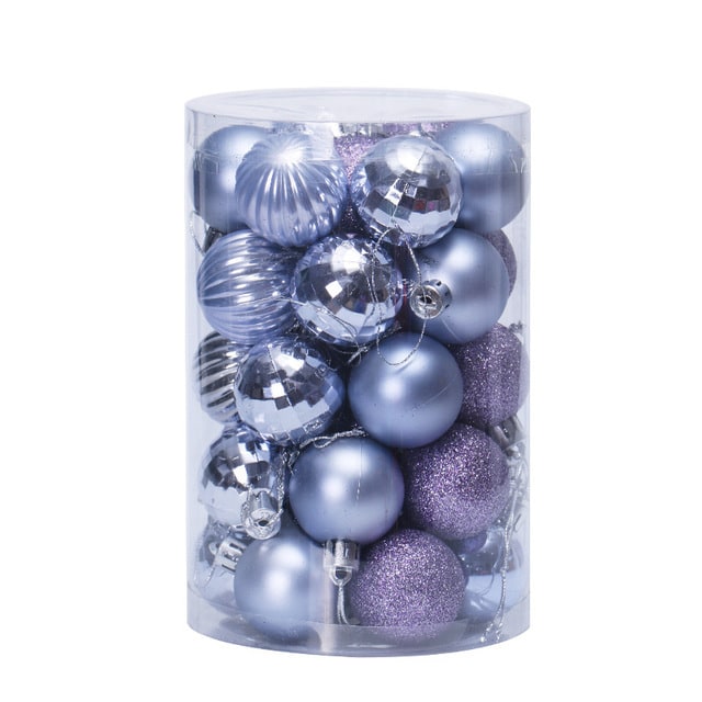 Set Cylindrical Christmas Ball Ornaments - Image 11