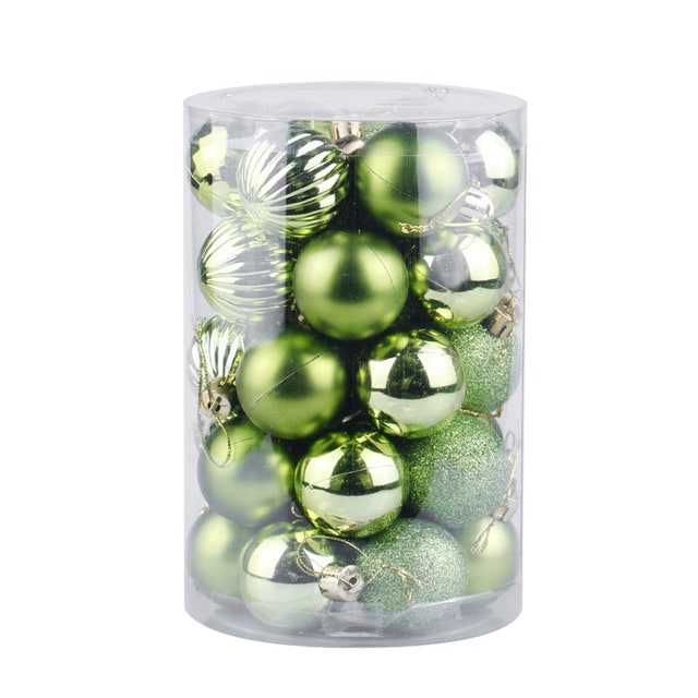 Set Cylindrical Christmas Ball Ornaments - Image 14