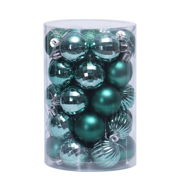 Set Cylindrical Christmas Ball Ornaments - Image 15