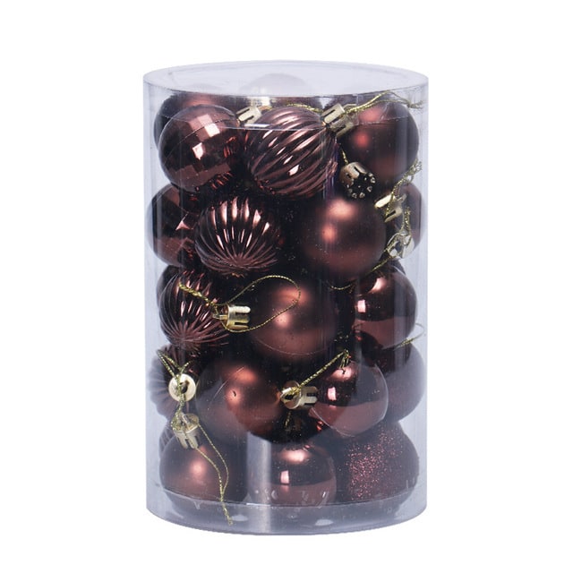 Set Cylindrical Christmas Ball Ornaments - Image 16