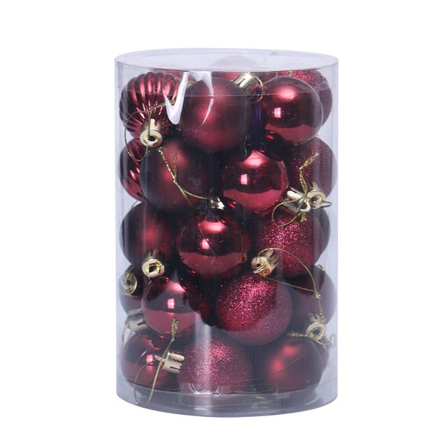 Set Cylindrical Christmas Ball Ornaments - Image 18