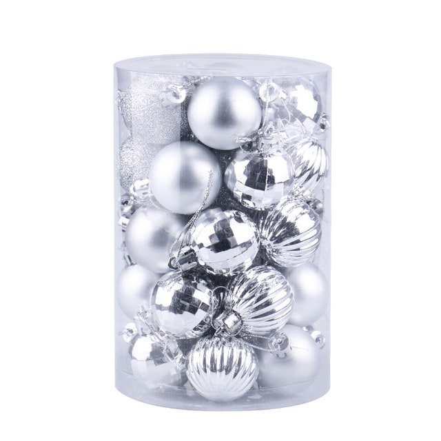 Set Cylindrical Christmas Ball Ornaments - Image 4