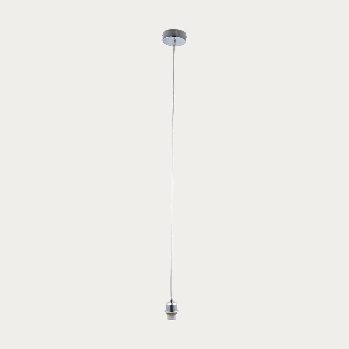 Single Lighting Cable Set With Ceiling Rose And Bulb Holder - Image 1