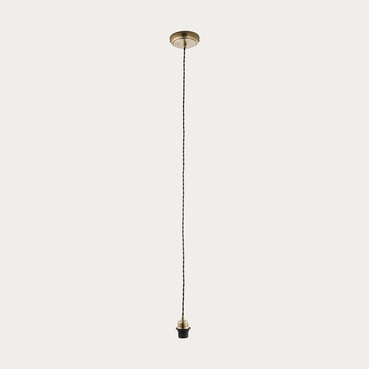 Single Lighting Cable Set With Ceiling Rose And Bulb Holder - Image 2