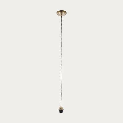 Single Lighting Cable Set With Ceiling Rose And Bulb Holder - Image 2