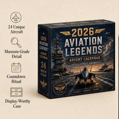 Skywick Christmas Advent Calendar With Collectible Aircraft 24 Days Of Aviation Legends - Image 3