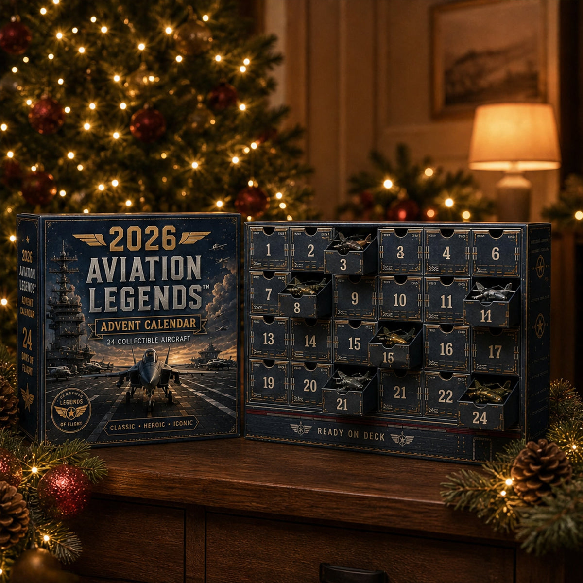 Skywick Christmas Advent Calendar With Collectible Aircraft 24 Days Of Aviation Legends - Image 4