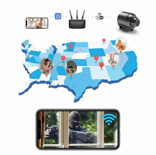 Small WiFi Security Camera With Night Vision And HD Pet Safety Monitoring - Image 6
