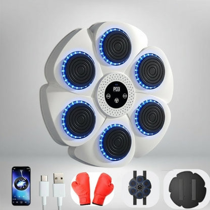 Smart Boxing Machine With Bluetooth Music And LED Lights For Interactive Training - Image 8
