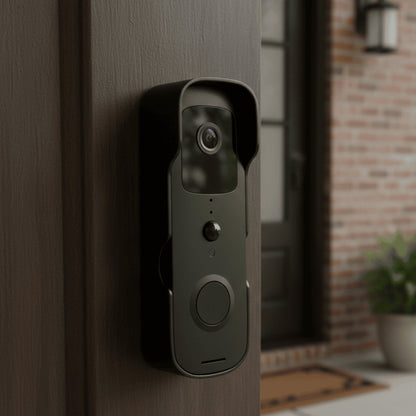 Smart Video Doorbell Camera With 1080p HD And Wide-Angle Lens For Home Security - Image 1