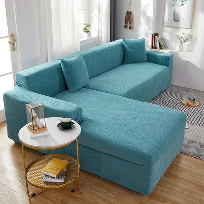 Sofalock Custom-Fit Polyester L-Shaped Sofa Cover - Image 1