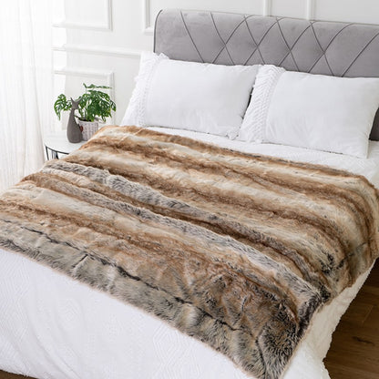 Soft Faux Fur Throw Blanket - Image 3