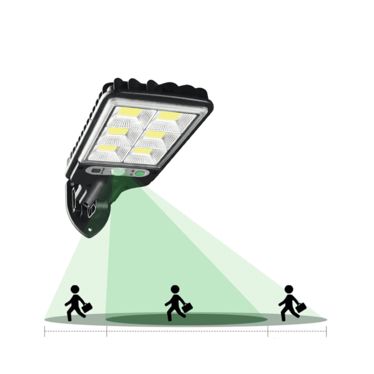 Solar LED Floodlight With Motion Sensor Weatherproof Security Light - Image 4