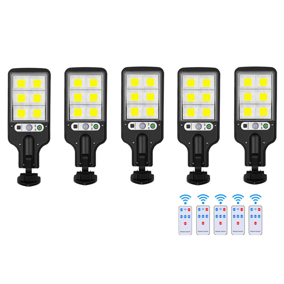 Solar LED Floodlight With Motion Sensor Weatherproof Security Light - Image 9