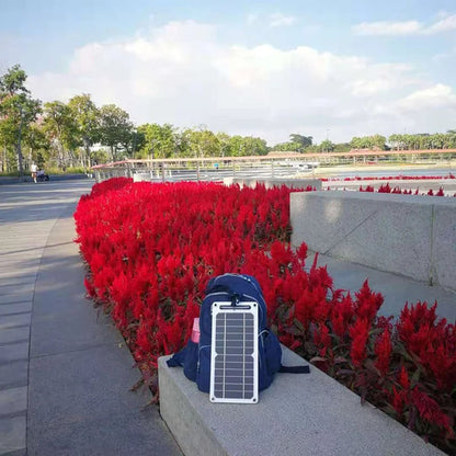Solar Panel Charger With Portable USB Battery Waterproof Design - Image 2