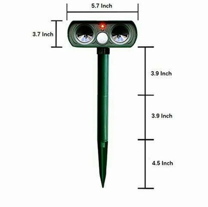 Solar Powered Ultrasonic Animal Pest Repeller With Motion Sensor - Image 7