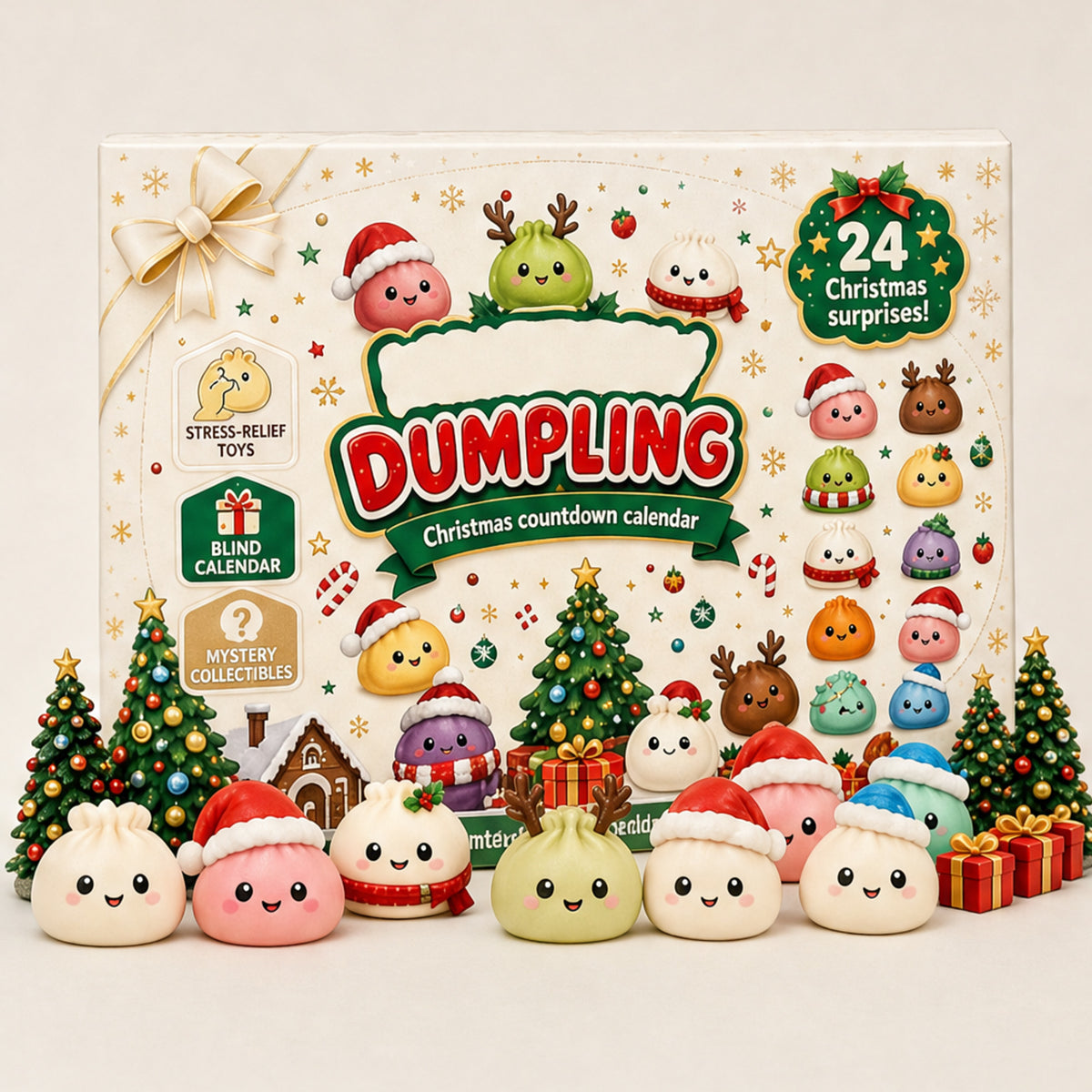 Squishlings 24-Day Squishy Christmas Countdown Calendar With Surprise Characters - Image 7